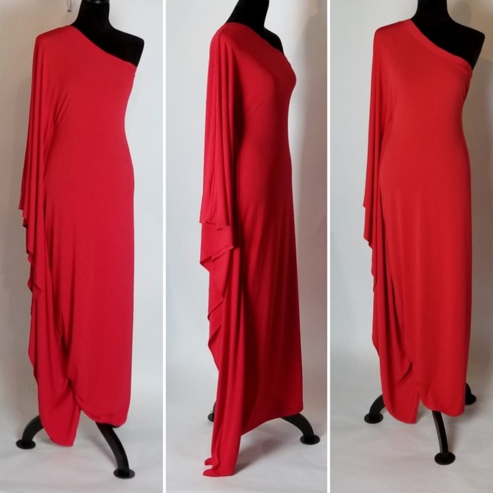 One Shoulder Maxi Dress - Picture 8 of 8